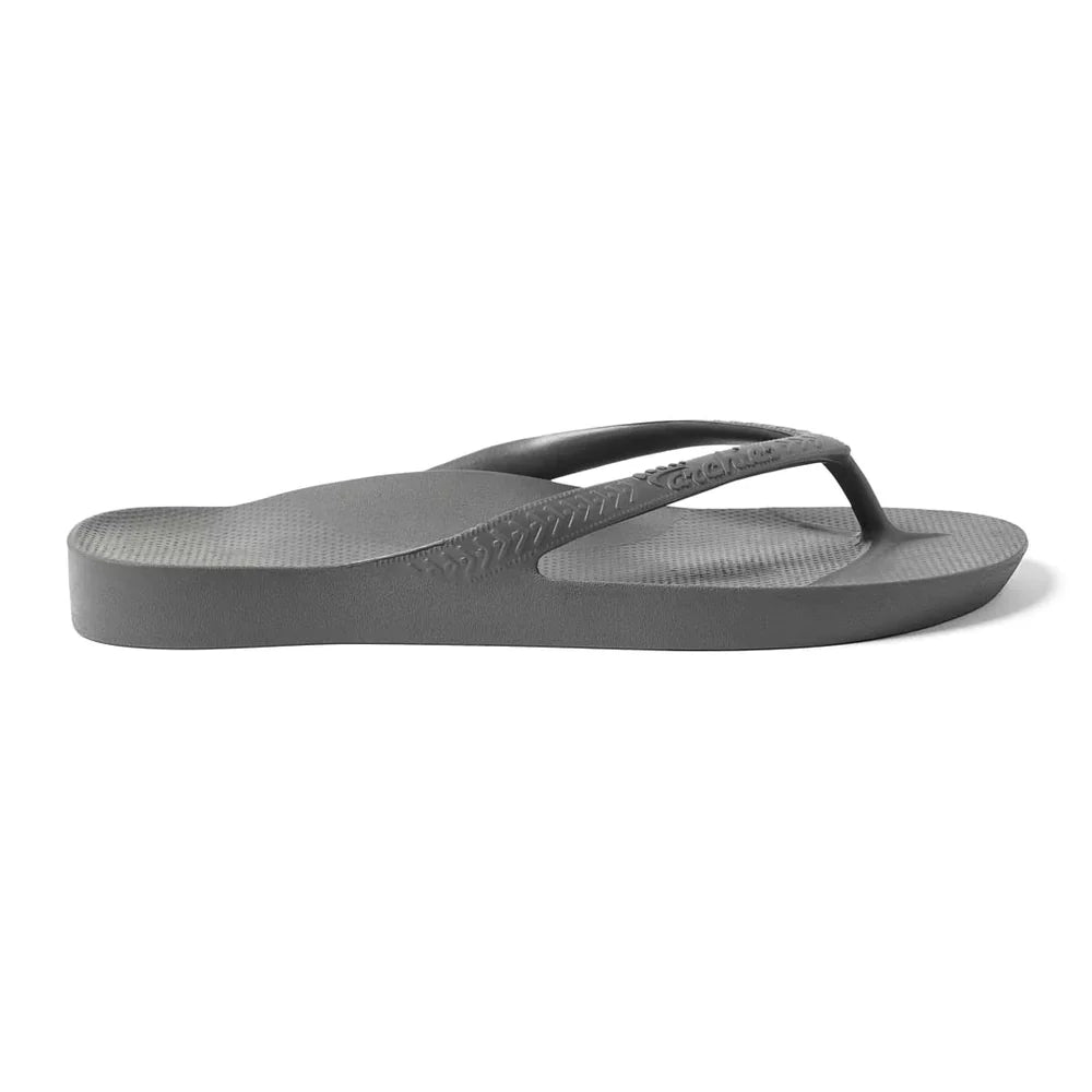 Tongs avec soutien de la voûte plantaire couleur grise
